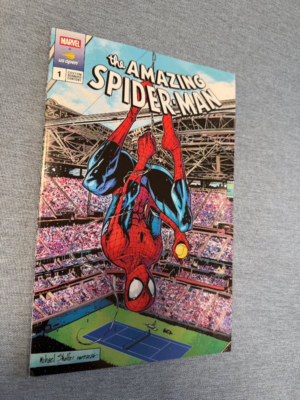 2026 US Open Marvel Spider-Man Limited Edition Comic